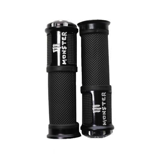  Black Universal Anti Slip Motorcycle Handle Grip Cover