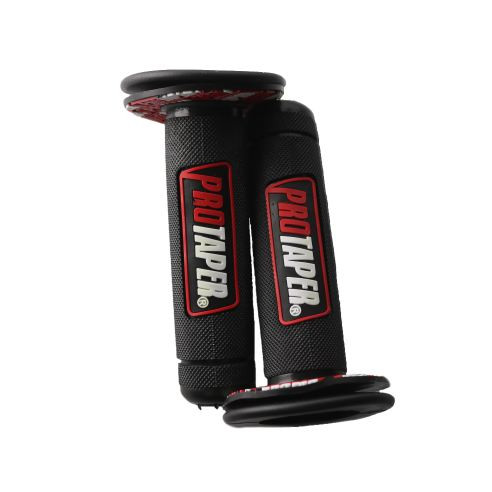 PRO TAPER Motorcycle High Quality Protaper Dirt Pit Bike Motocross 7/8" Handlebar Rubber Gel Hand Grips Brake Red Hand Grip