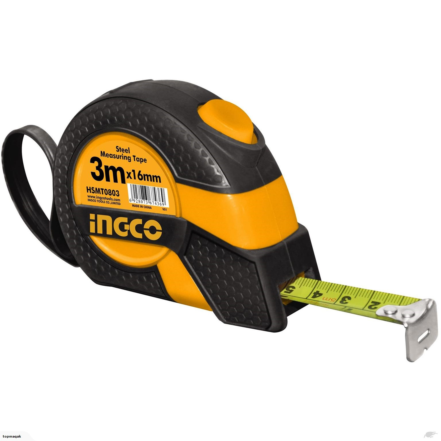 Ingco 3mx16mm Steel measuring tape HSMT0803