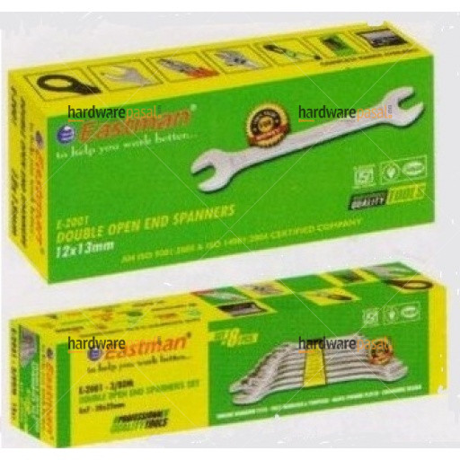 Eastman12 Pcs. DOE Jaw Spanner (Open Spanner) Set Box Packing E- 2001