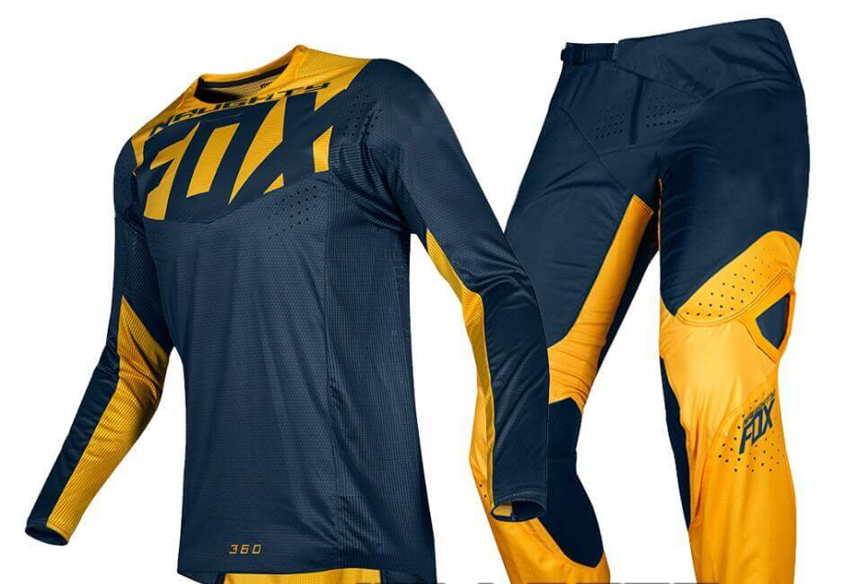 Fox Jersey- Orange and Dark Blue Mix