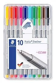 Marker, Pen and Highlighter