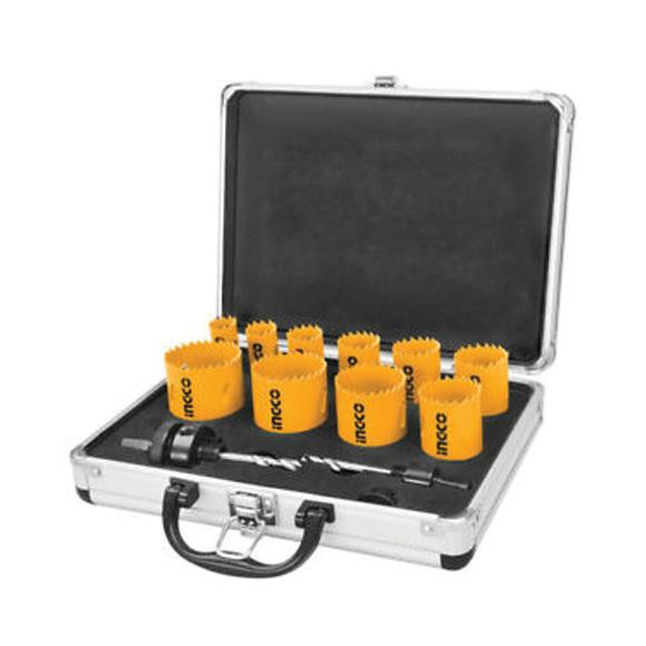 Ingco 12 Pcs Bi-metal Hole Saw Set AKH0121