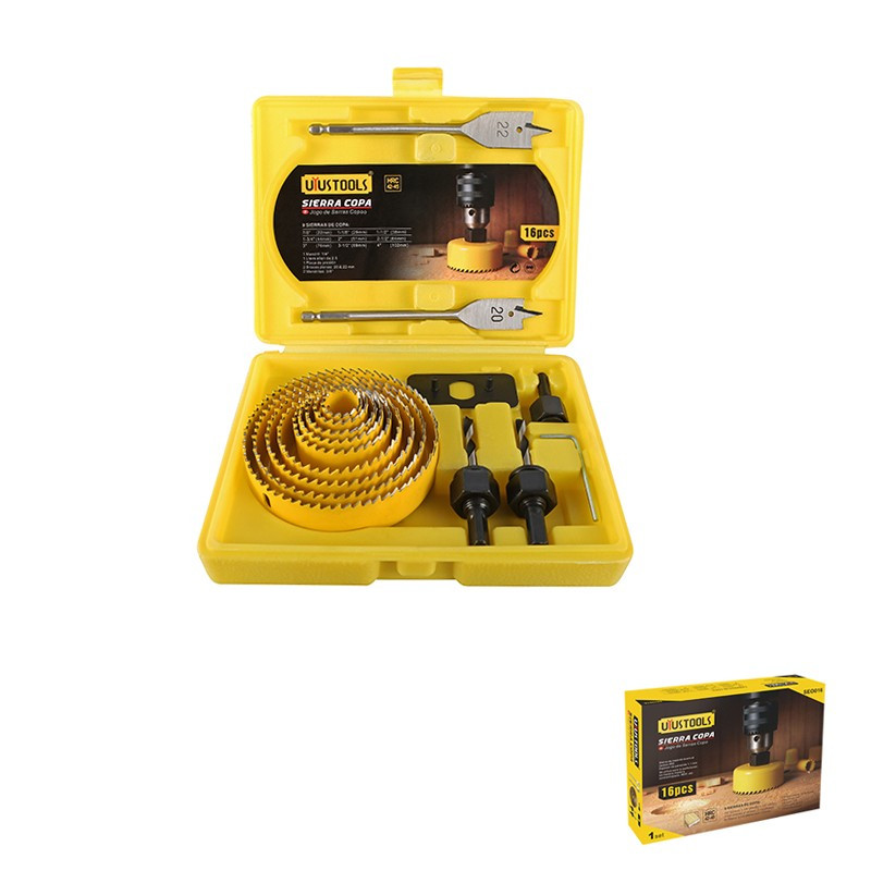 UYUSTOOLS 16 Pcs Hole Saw Set SEO016