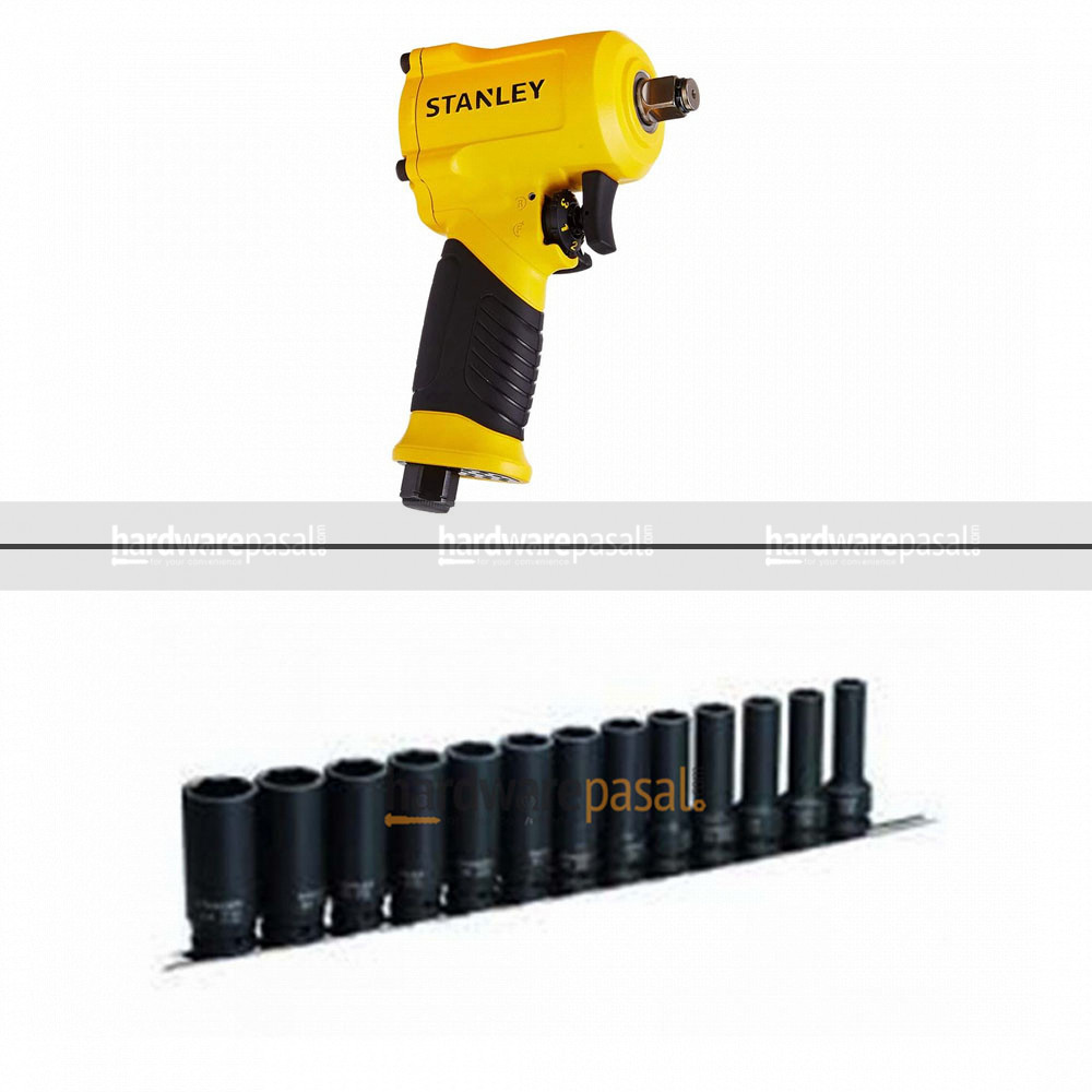 Impact wrench and socket set