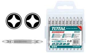 Total 10Pcs Screwdriver Bit Set TAC16PH233