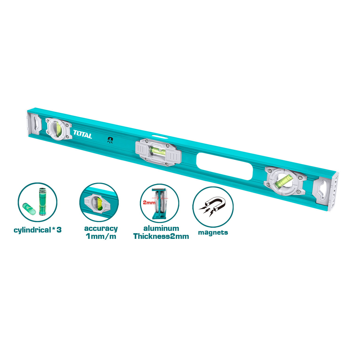 Total 60cm Spirit Level TMT26036