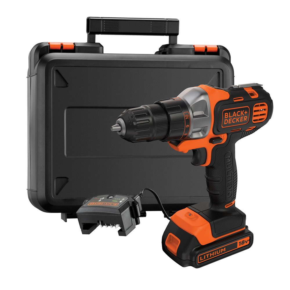 Black+Decker Cordless Multi Drill Driver MT218K-GB
