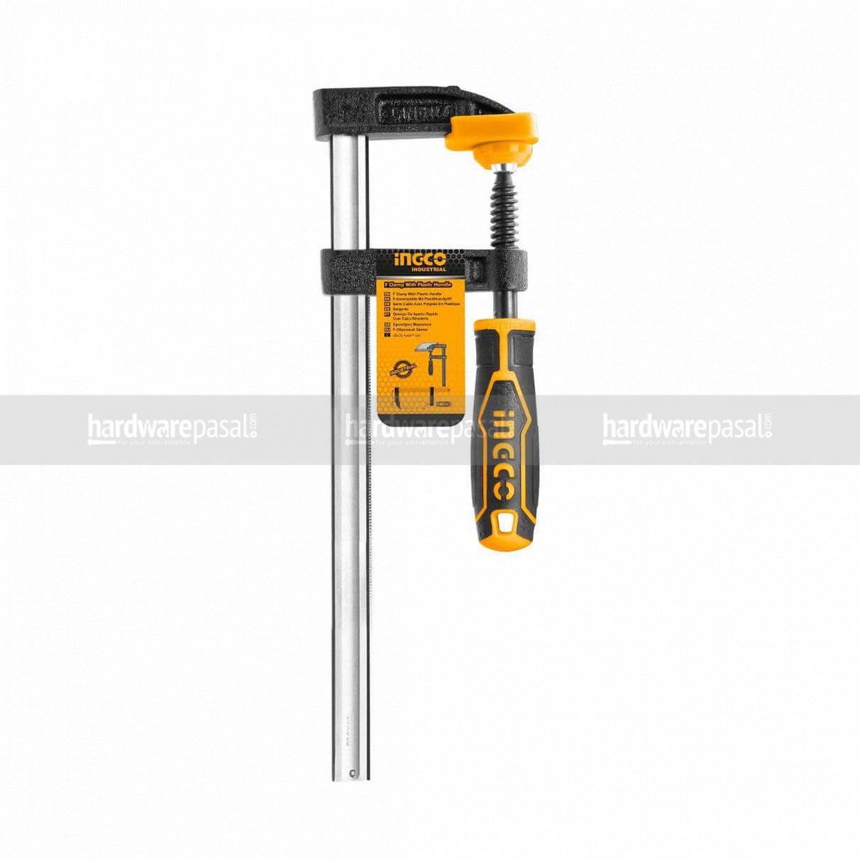 Ingco 50x150mm F Clamp with plastic handle HFC020501
