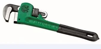 Berrylion 14"/350mm Plastic Handle Heavy Duty Pipe Wrench 016201014