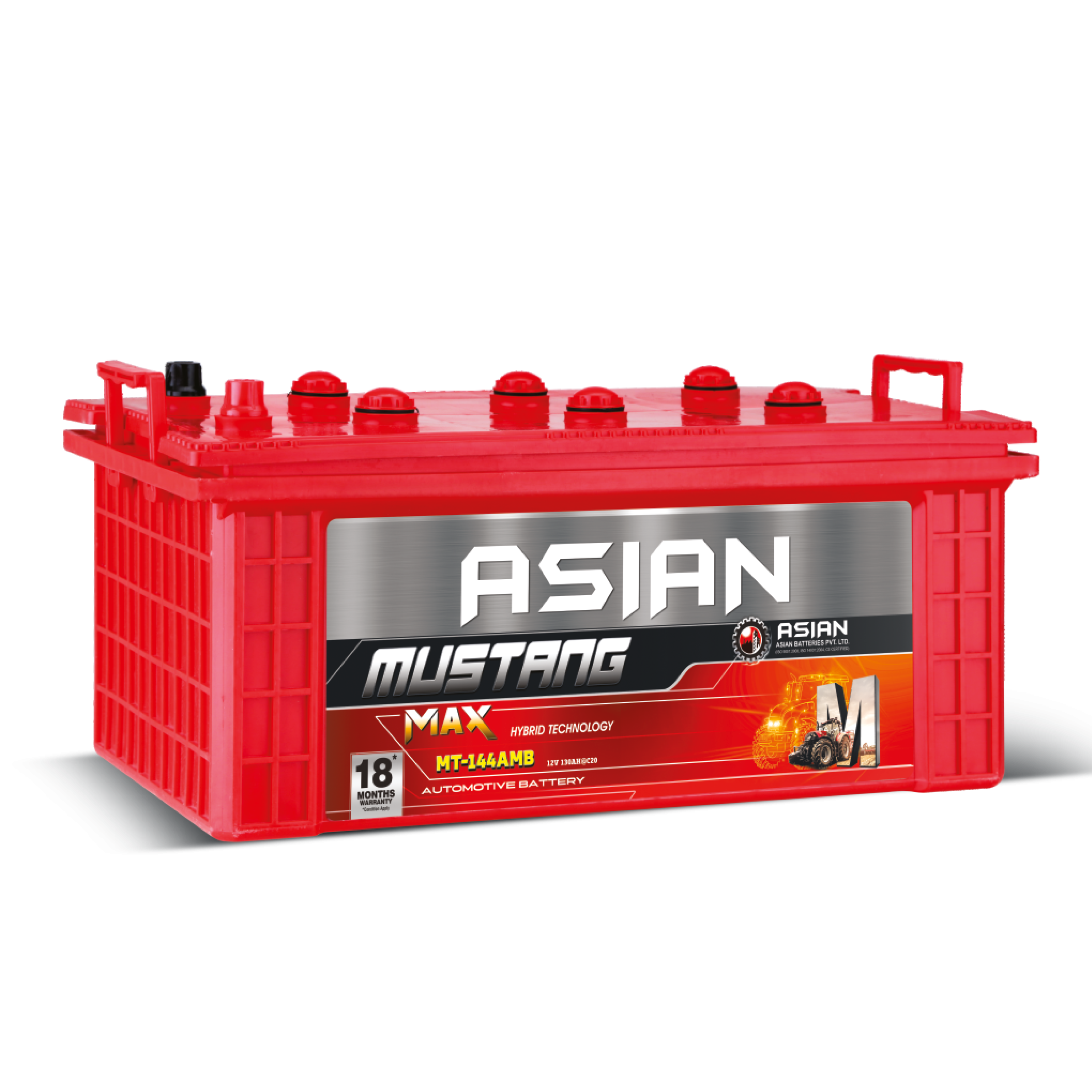Asian Batteries Mustang Series Automotive Battery MT-114AMB