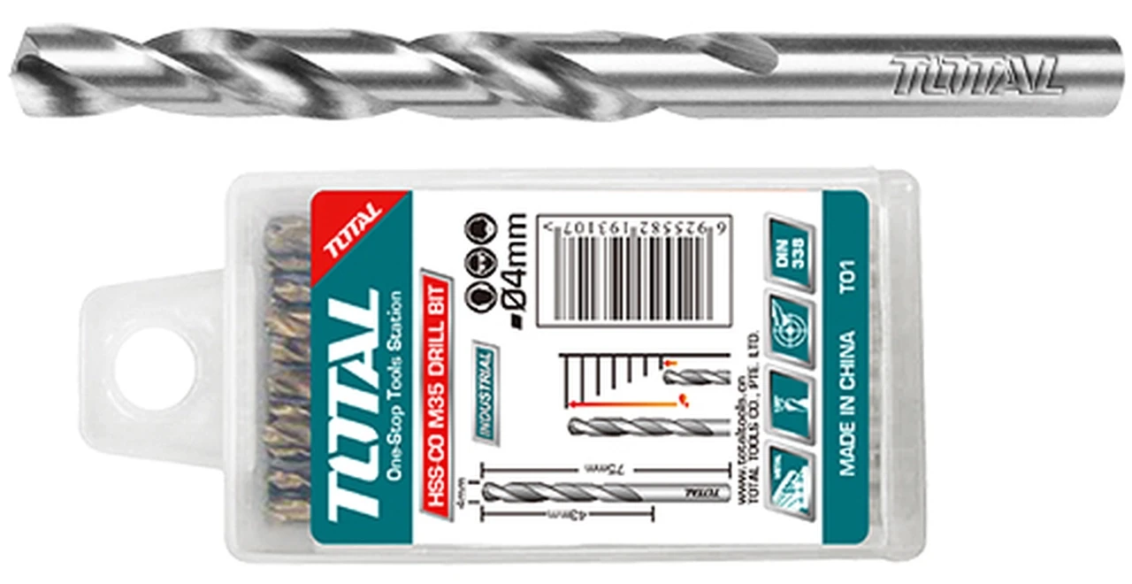 Total 75mm M2 HSS Drill Bit TAC110401