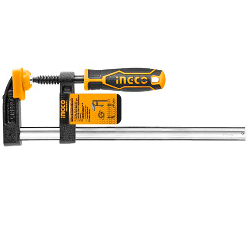 Ingco 50*200mm F clamp with plastic handle HFC020502