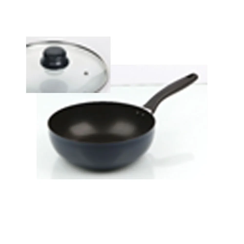 CG 28cm Pressed Nonstick Kadai With Lid 2801 IB