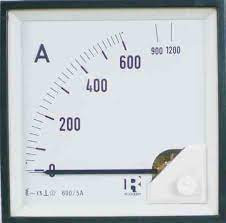 Rishabh 90 Deg 250A*2 Moving Iron  Analog Ammeter DE 96 100A