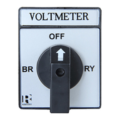 Rishabh Cam Switch LR Instruments Voltmeter Selection Switch With Off 4 Position, 10A