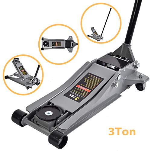 Panchakanya 3 Ton Double Pump Low Rise Floor Jack PA-ME-FJ3T-DP