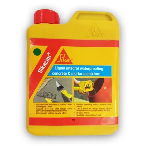 Sikacim 1Kg Liquid Integral Waterproofing Concrete and Mortar Admixture