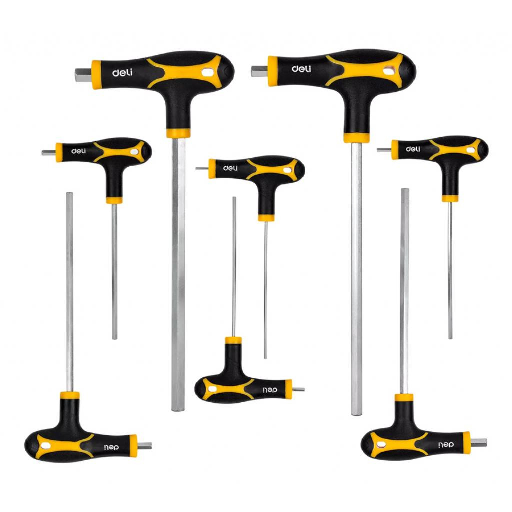 DELI 8Pcs T-Handle Hex Wrench Set DL233108