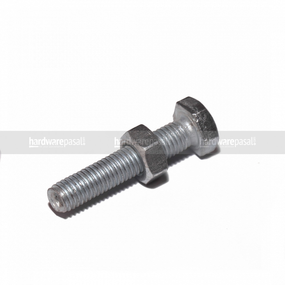 10mm Galvanized Nut Bolt -1Kg