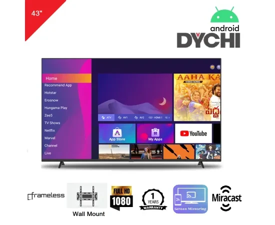 Dychi 9.00 43" FHD Android Led Tv DY43S