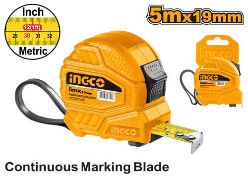 Ingco 5mx19mm Steel measuring tape HSMT26519