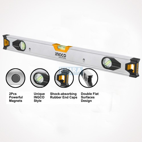 Ingco 30cm Spirit level with powerful magnets HSL38030M