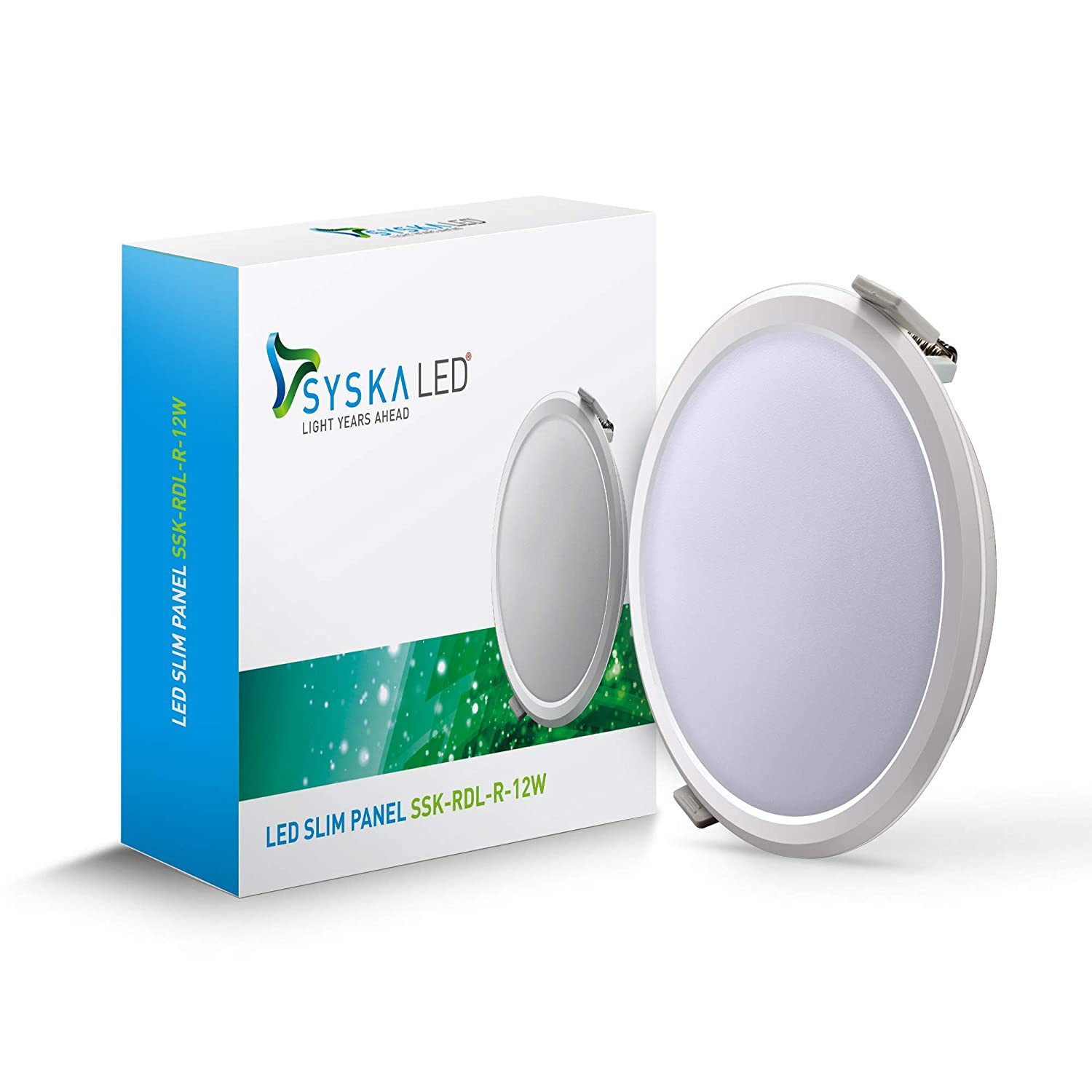 Syska 12W LED Slim Recessed Panel RDL Round SSK-RDL-R-12W