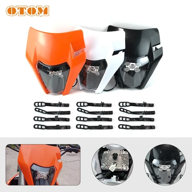 OTOM Motorcycle LED Headlight Fairing With Bulb