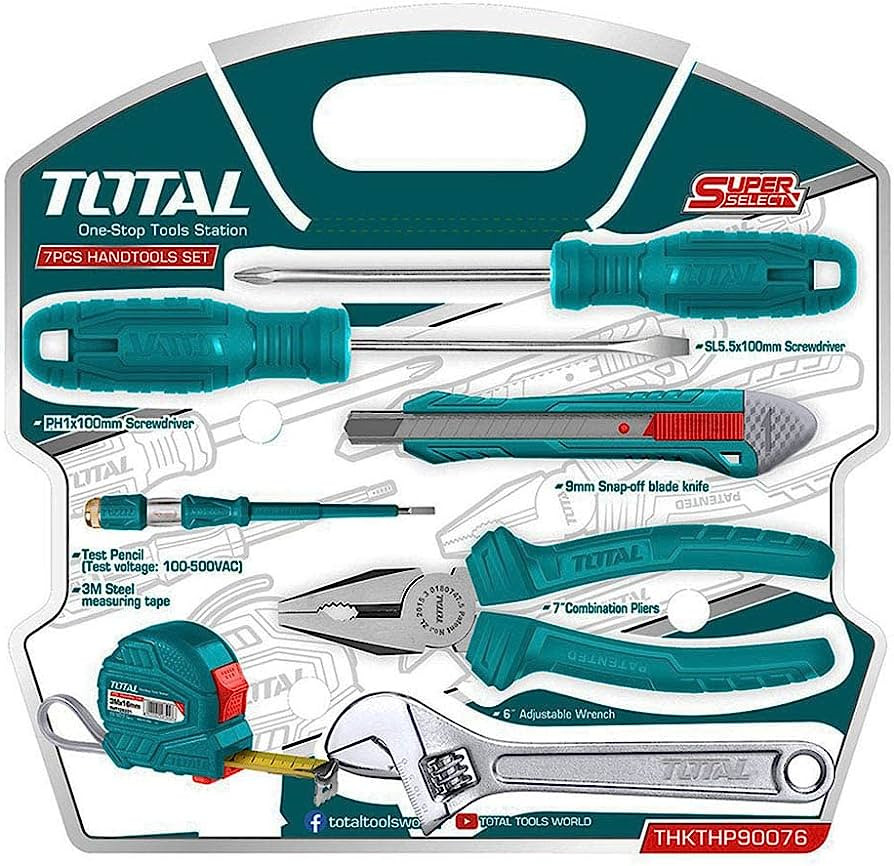 TOTAL 7PCS HANDTOOLS SET THKTHP90076