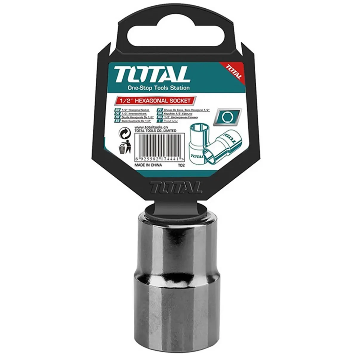 Total 1/2 X 9mm Hexagonal Socket THTST12091