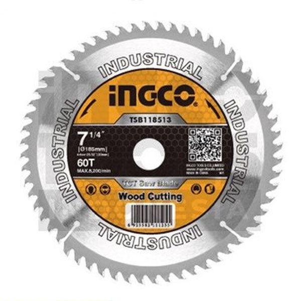 Ingco 185mm (7-1/4") TCT Saw Blade TSB118513