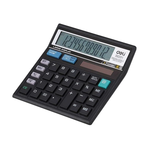 Deli 12 Digit Plastic Calculator E39231