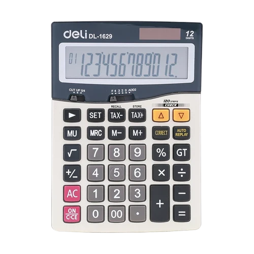 Deli 120 Steps Check Calculator E1629