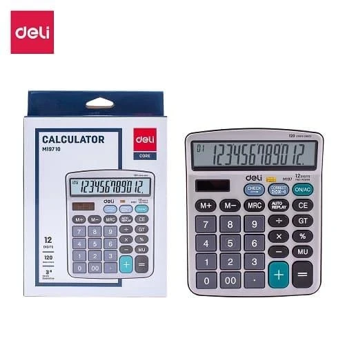 Deli 12 Digits 120 Steps Calculator M19710