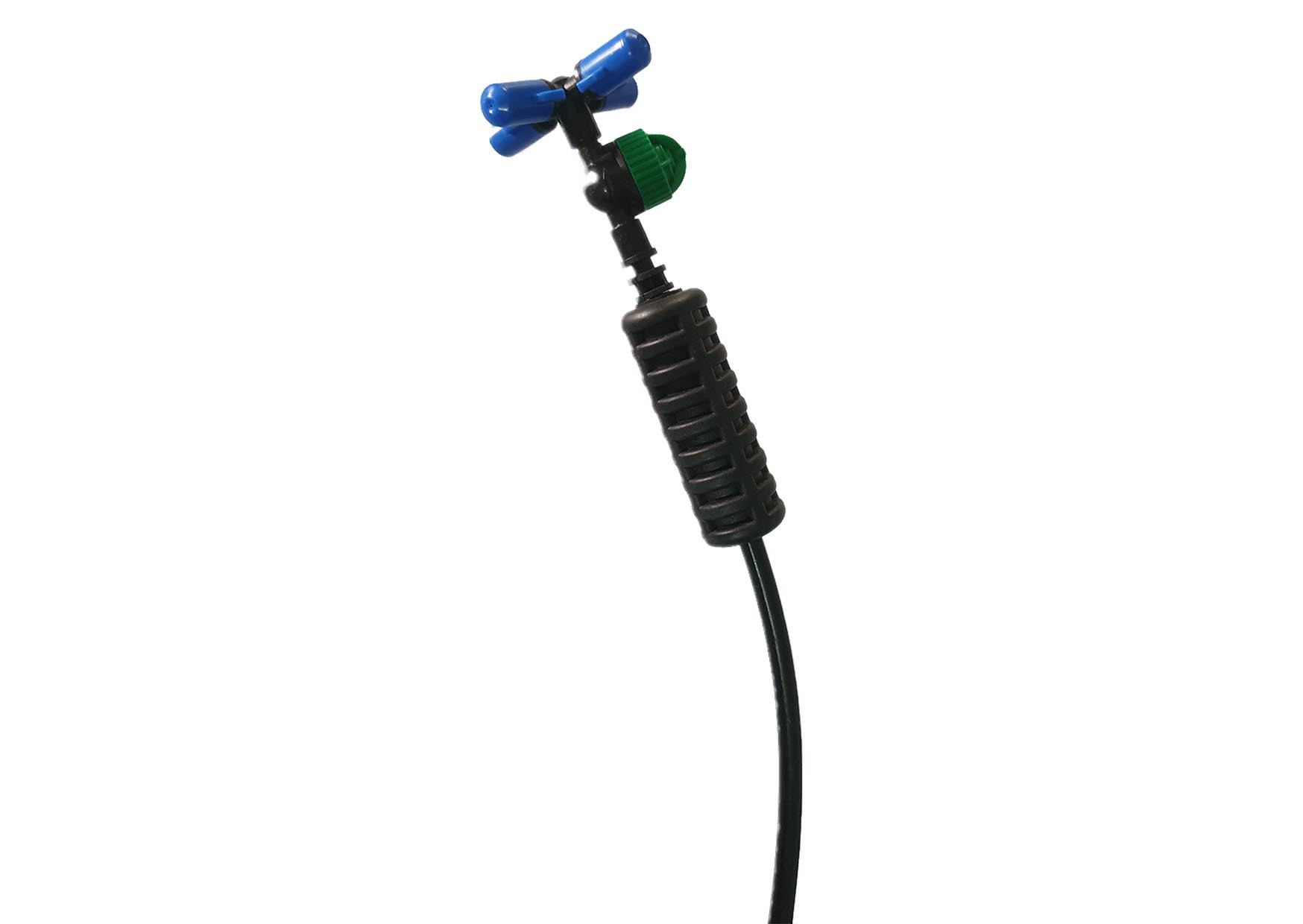 Blue and Black Color Drip Fogger