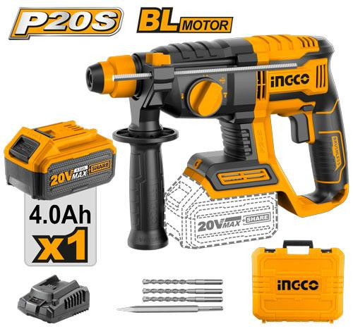 Ingco 20V Cordless Rotary Hammer CRHLI202081