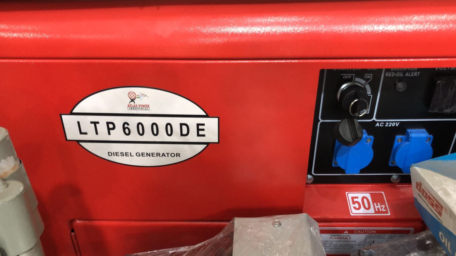 Atlas 5KVA Power Diesel Generator LPT6000DE