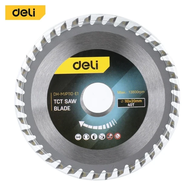 Deli 110mm*20mm, 40T TCT Saw Blade EDH-MJP110-E1