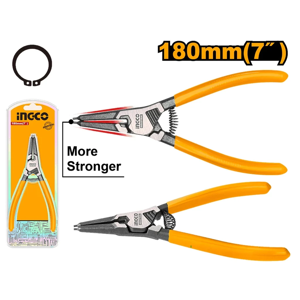 Ingco 7"/180mm Circlip Pliers HCCP261801