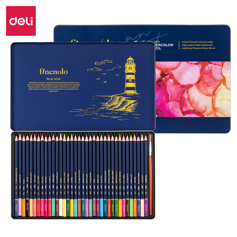 Deli 36 Water-Based Color Pencil EC129-36