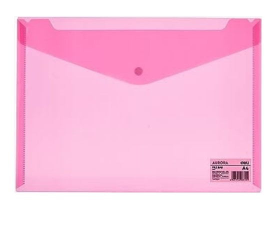 Deli 10Pcs My Clear Bag A4 E5505