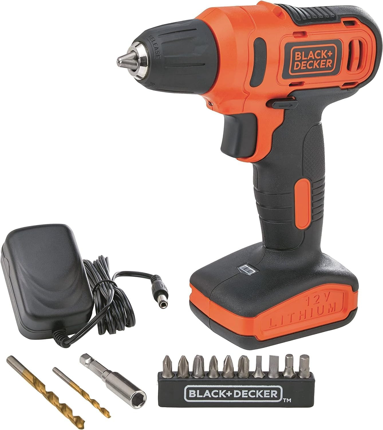 Black+Deckers 12V Cordless Drill Kit LD12SP-B5