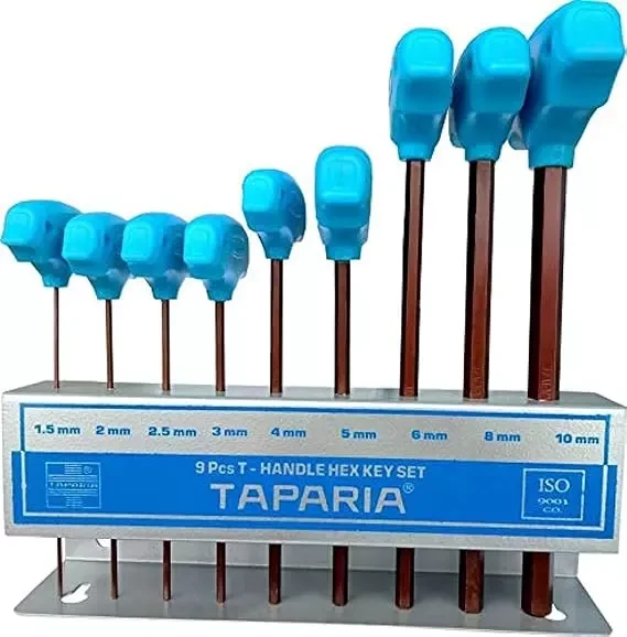 Taparia T-Handle Ball Point Allen Keys TKBXM 9