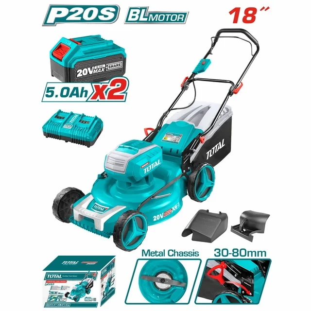 Total 40V Cordless Lawn Mower TLMLI20186