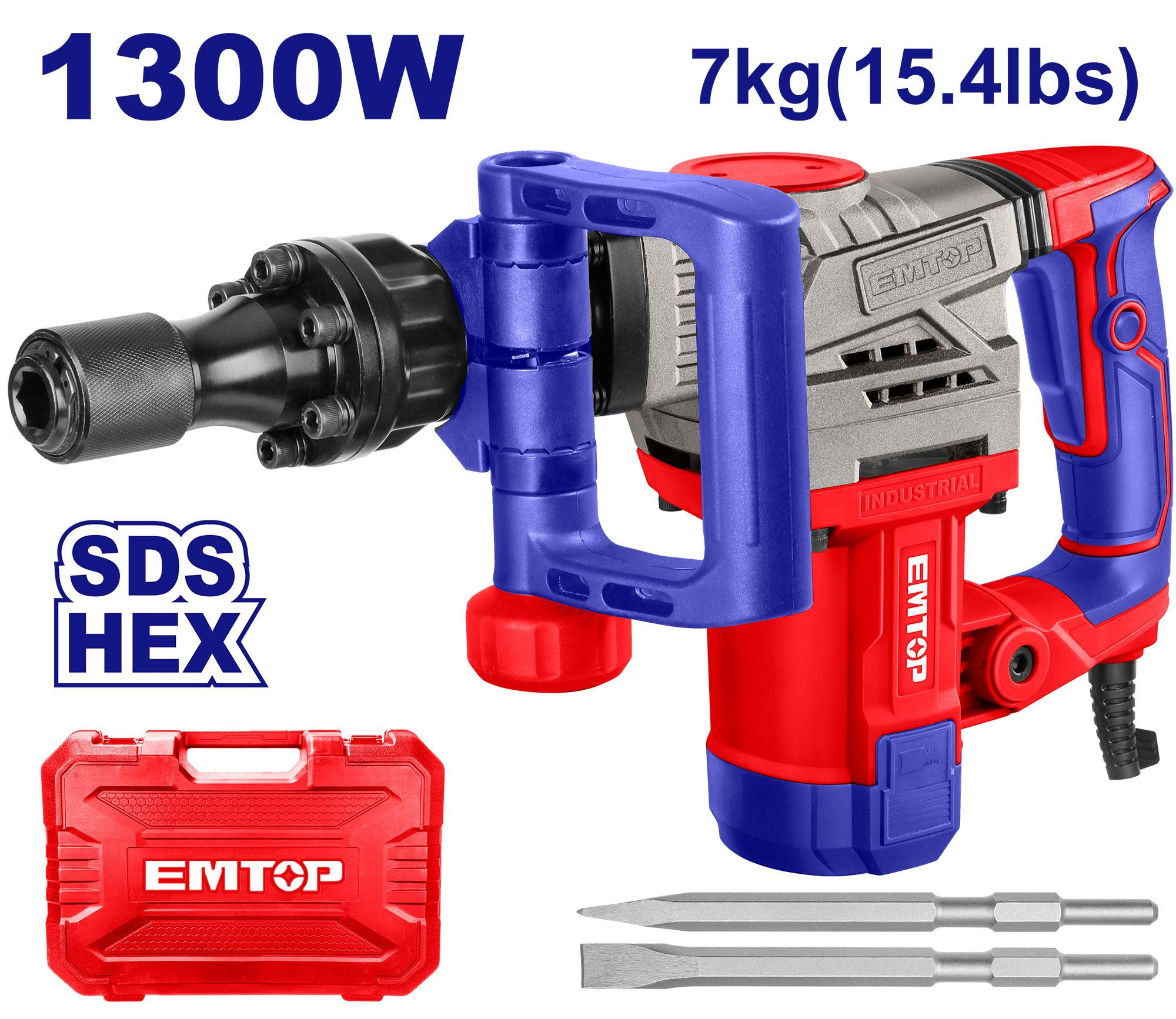 Emtop 1300W Demolition breaker EDBRH1301