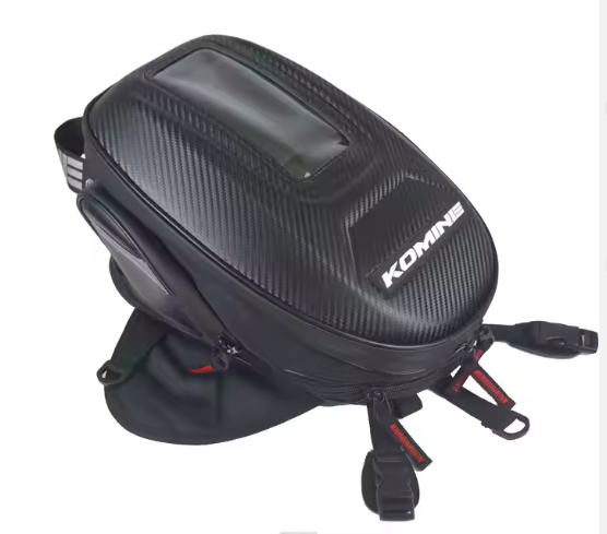 KOMINE Tank Bag with Strong Magnetic and Strap for All Motorbike