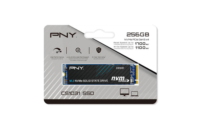 PNY 256GB CS1031 Gen 3*4 Internal SSD NVME