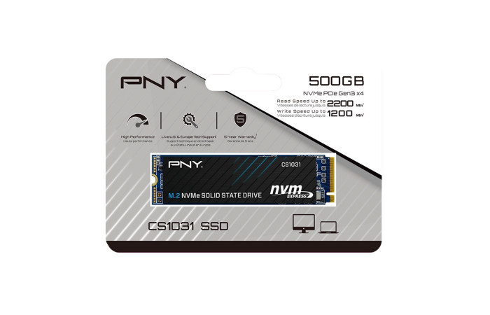 PNY 500GB CS1031 Gen 3*4 Internal SSD NVME