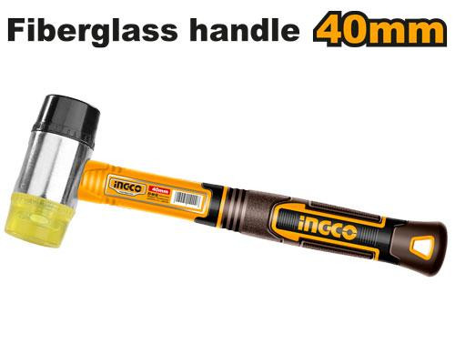 Ingco 40mm Rubber and plastic hammer HRUH8940
